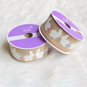 Easter Bunny Burlap Ribbon